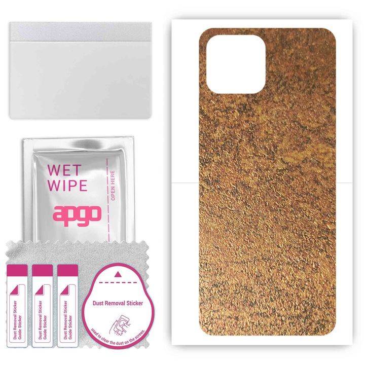 Honor Play 5, съвместим, устойчив на надраскване заден винилов филм Rusty Copper