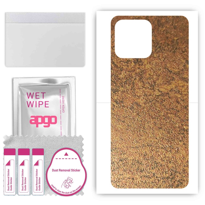 Honor Play 6T Pro Устойчив на надраскване заден винилов филм Rusty Copper