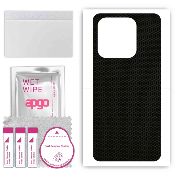 Задно винилово фолио, съвместимо с Tecno Spark GO 2023, устойчиво на надраскване, Matrix