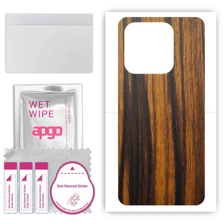 Съвместимо с Tigerwood Tecno Spark GO 2023 устойчиво на надраскване задно винилово фолио