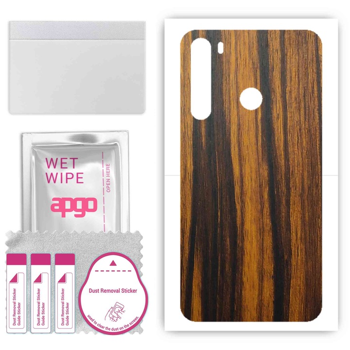 HTC Desire 20 Pro Съвместим, устойчив на надраскване винилов филм от Tigerwood