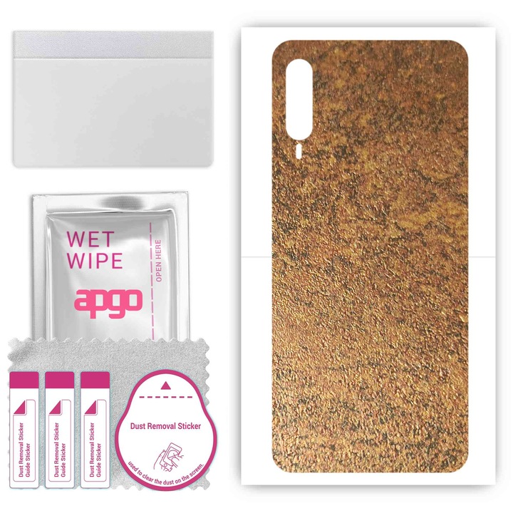 HTC Desire 22 Pro, съвместим, устойчив на надраскване заден винилов филм Rusty Copper