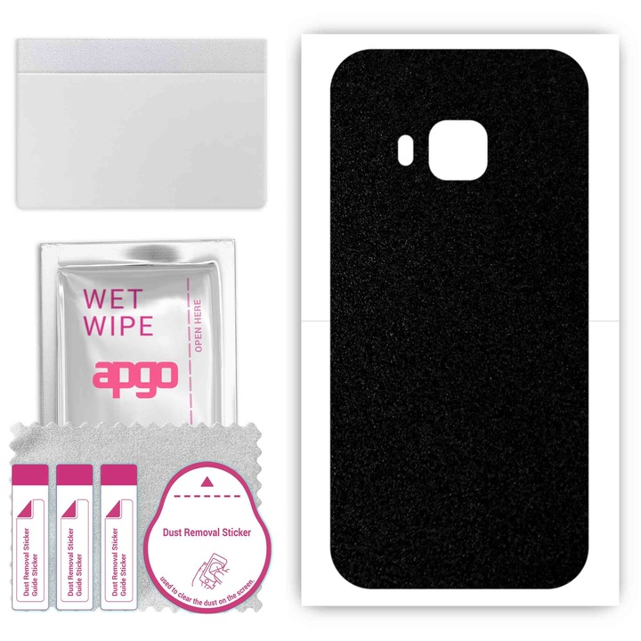 HTC One M9 Prime Camera Устойчив на надраскване заден винилов филм матово черен