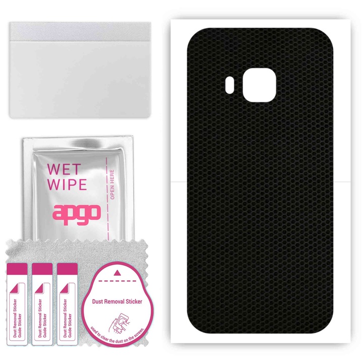 HTC One M9 Prime Camera съвместим заден винилов филм, устойчив на надраскване, Matrix