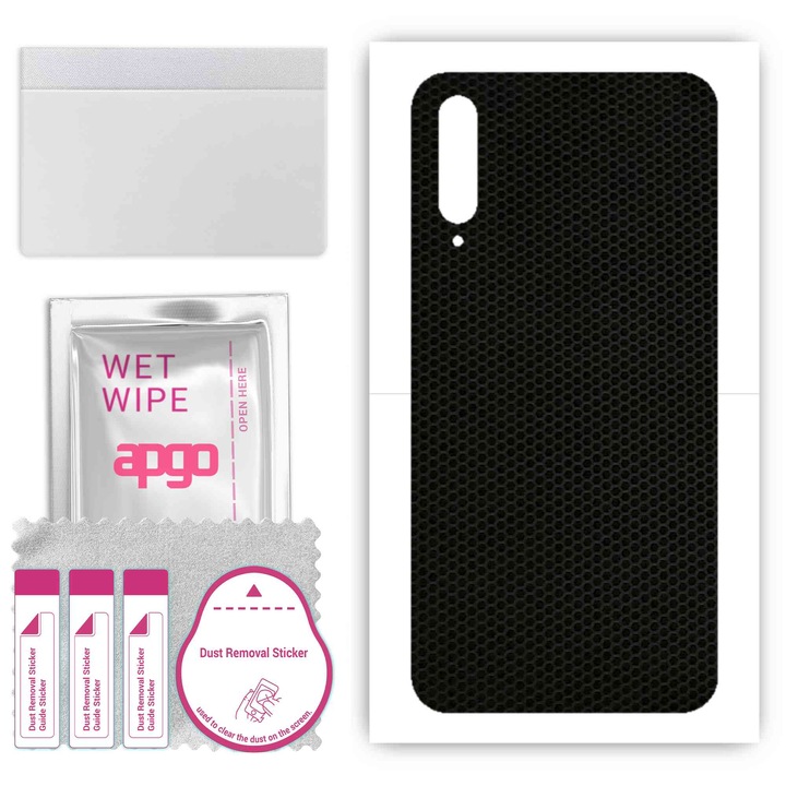 Folie de vinil pentru spate compatibil cu Huawei P smart Pro 2019, rezistent la zgarieturi, Matricea