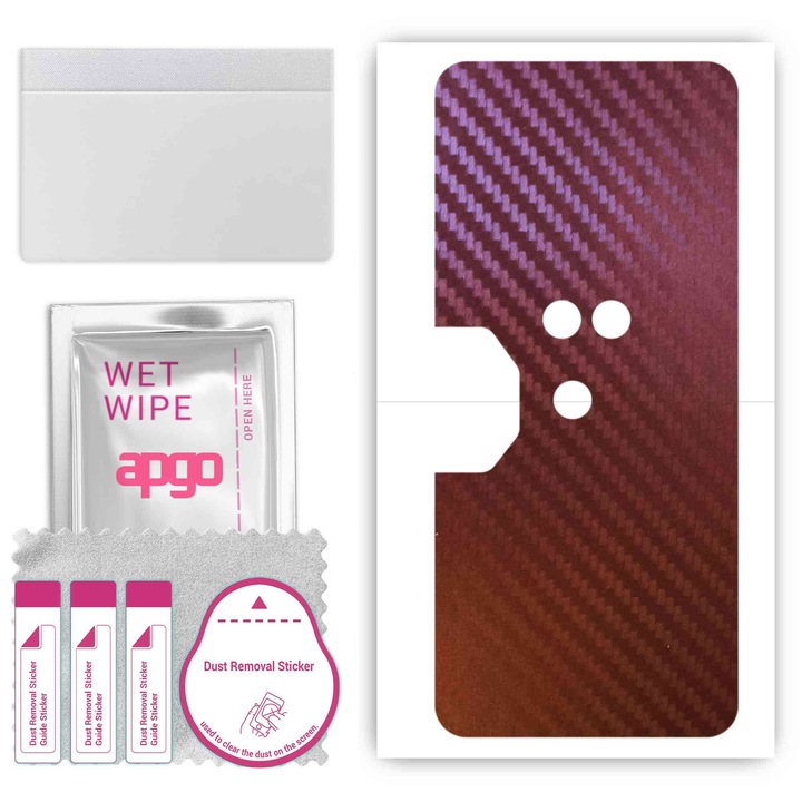 Hátlap védőfólia, APGO, Lenovo Legion Duel, karcálló, többszínű