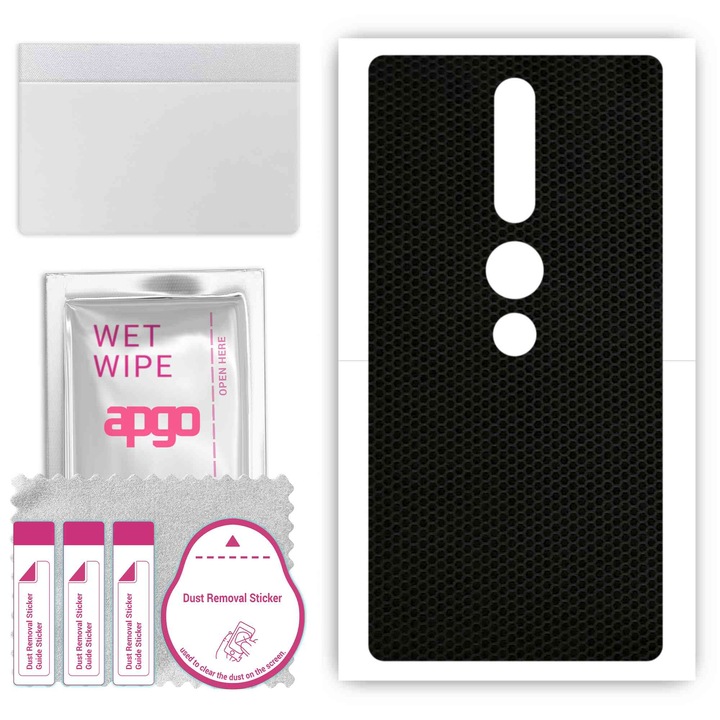 Задно винилово фолио, съвместимо с Lenovo Phab2 Pro, устойчиво на надраскване, матрица