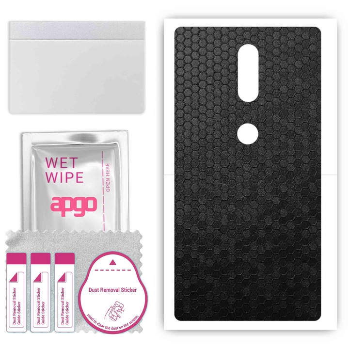 Съвместим с Lenovo Phab2 Plus Anti-scratch Back Vinyl Film Honeycomb Black