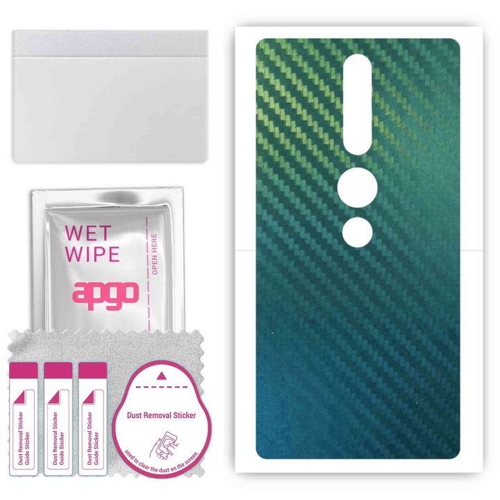 Carbon Chameleon CAKA1 устойчиво на надраскване съвместимо Lenovo Phab2 Pro задно винилово фолио