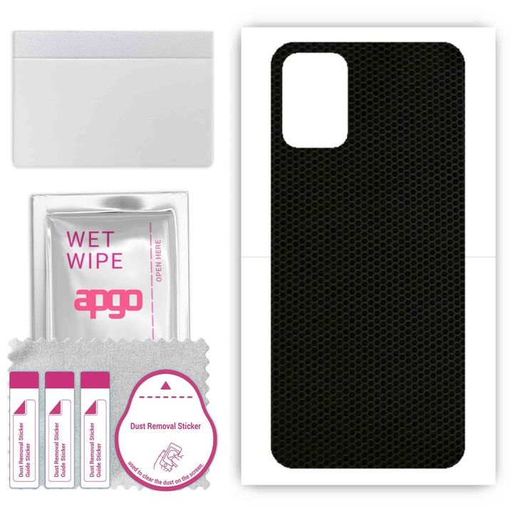 Задно винилово фолио, съвместимо с LG K52, устойчиво на надраскване, матрица