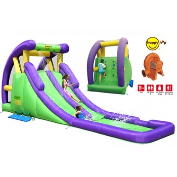 Topogan dublu cu apa gonflabil Happy Hop Topogan dublu cu apa gonflabil Happy Hop