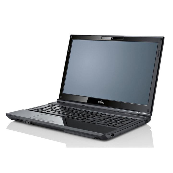 Лаптоп 15.6" (39.62 cm) Fujitsu Lifebook AH532, черен, двуядрен Intel® Core™ i3 2370M 2.4GHz, HD LED Display & GeForce GT 620M 1GB (HDMI), 2GB, 750GB, Windows7 Home, 2.4kg, 3г. гаранция