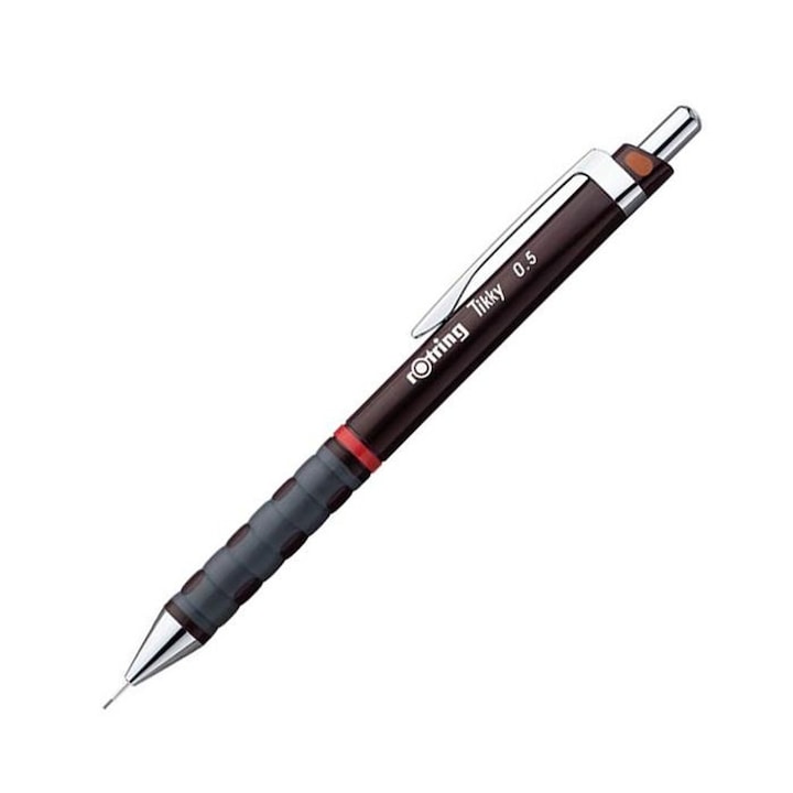 Автоматичен молив Rotring Tikky Redesign, 0.5mm, КАФЯВ, опаковка 2