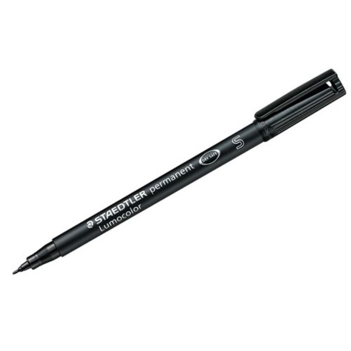 Маркер Staedtler Lumocolor 313 OHP S, ЧЕРЕН, оп. 10