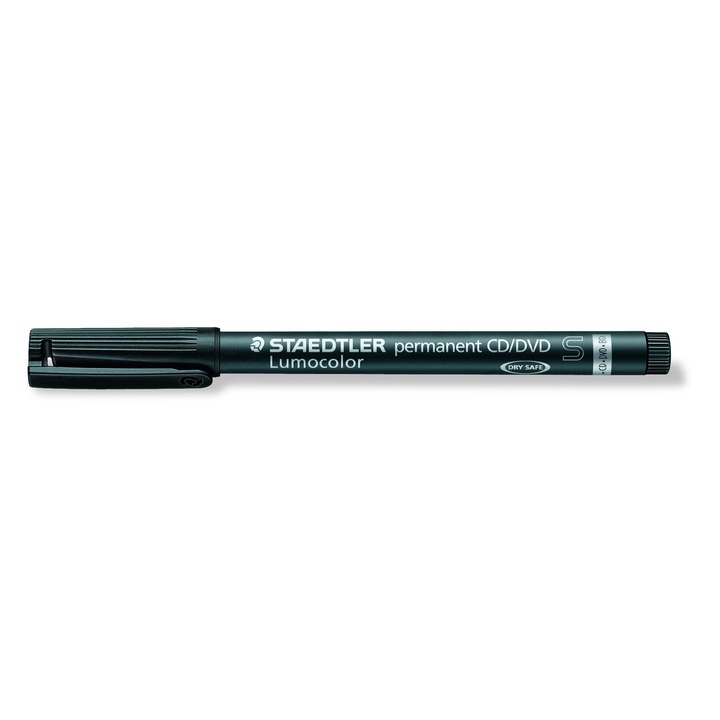 Маркер Staedtler Lumocolor 310 CD/DVD,0.4mm, черен, оп. 6