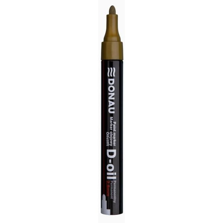 Маркер с лаков ефект Donau 2.8 mm, ЗЛАТИСТ, опаковка 5