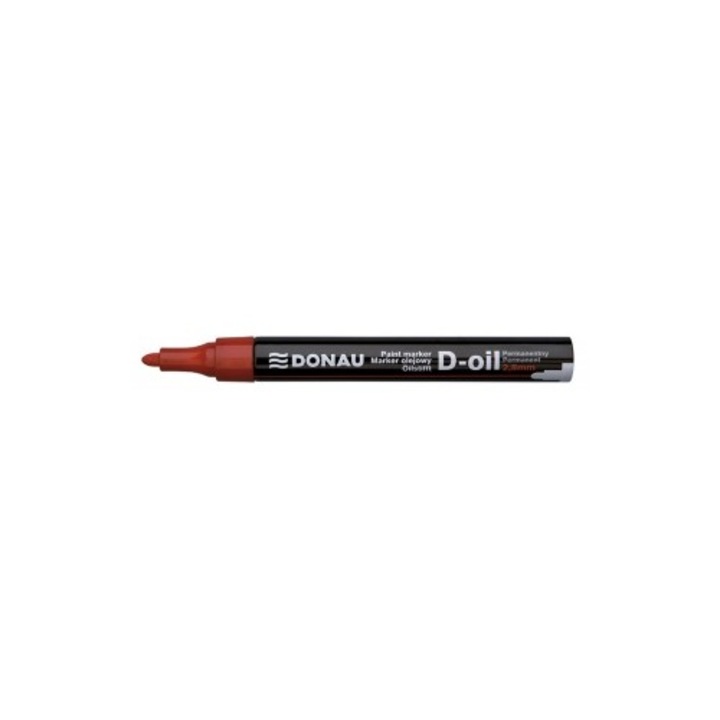 Маркер с лаков ефект Donau 2.8 mm, ЧЕРВЕН, опаковка 5
