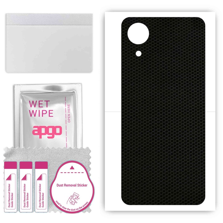 Задно винилово фолио, съвместимо с Oppo A17k, устойчиво на надраскване, матрица