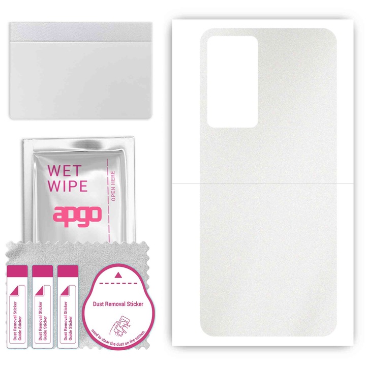 Folie de vinil pentru spate compatibil cu Oppo Reno7 Lite 5G, rezistent la zgarieturi, Mata transparenta