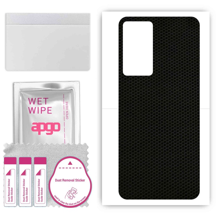 Folie de vinil pentru spate compatibil cu Oppo Reno7 Lite 5G, rezistent la zgarieturi, Matricea