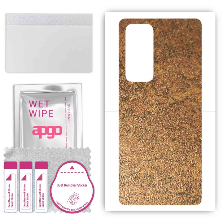 Oppo Find X3 Neo Устойчив на надраскване заден винилов филм Rusty Copper