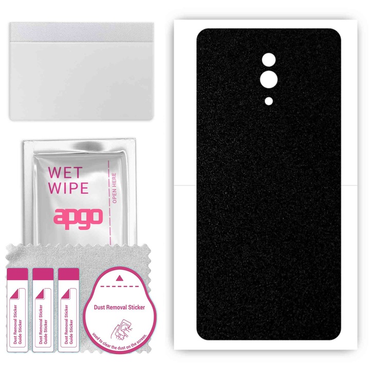 Съвместим с Oppo Reno устойчив на надраскване заден винилов филм матово черно