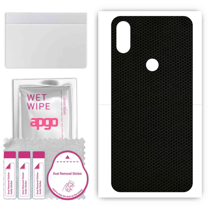 Folie de vinil pentru spate compatibil cu Oukitel C13 Pro, rezistent la zgarieturi, Matricea