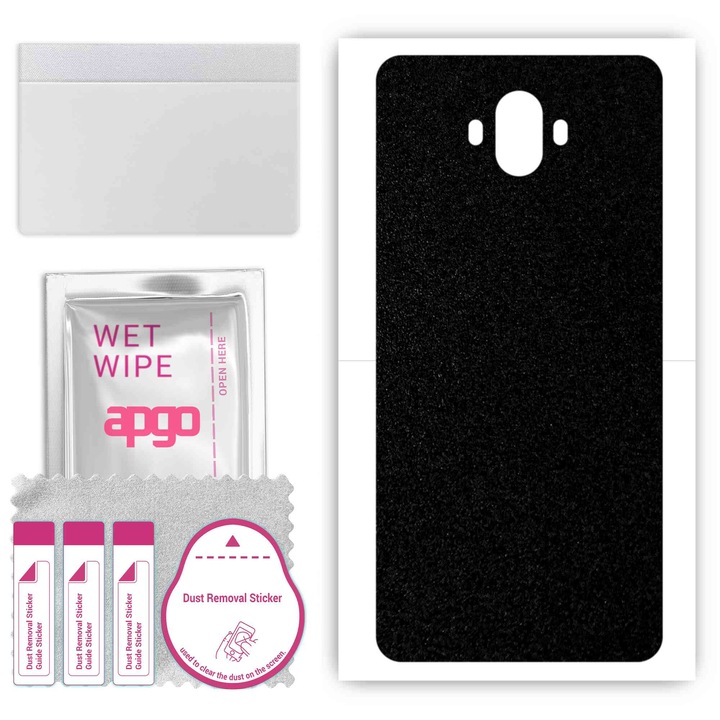 Задно винилово фолио, съвместимо с Oukitel K8000, устойчиво на надраскване, матово черно