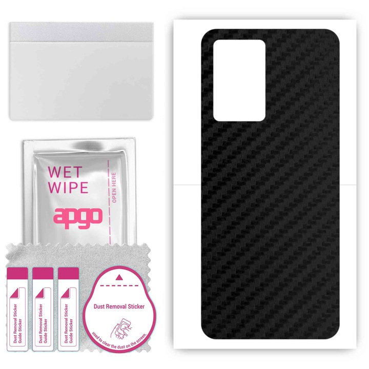 TCL 408 Съвместимо въглеродно черно устойчиво на надраскване задно винилово фолио