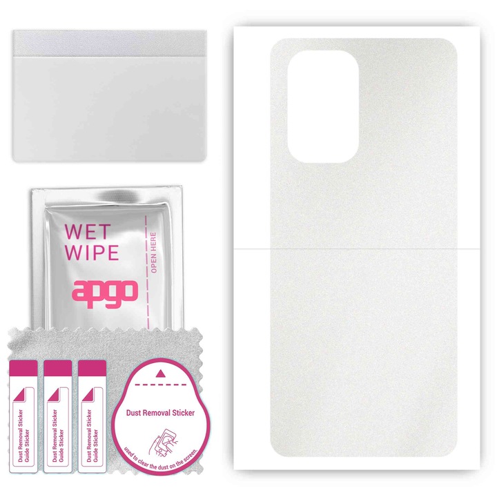 Folie de vinil pentru spate compatibil cu Xiaomi Redmi K40 Pro Plus, rezistent la zgarieturi, Mata transparenta