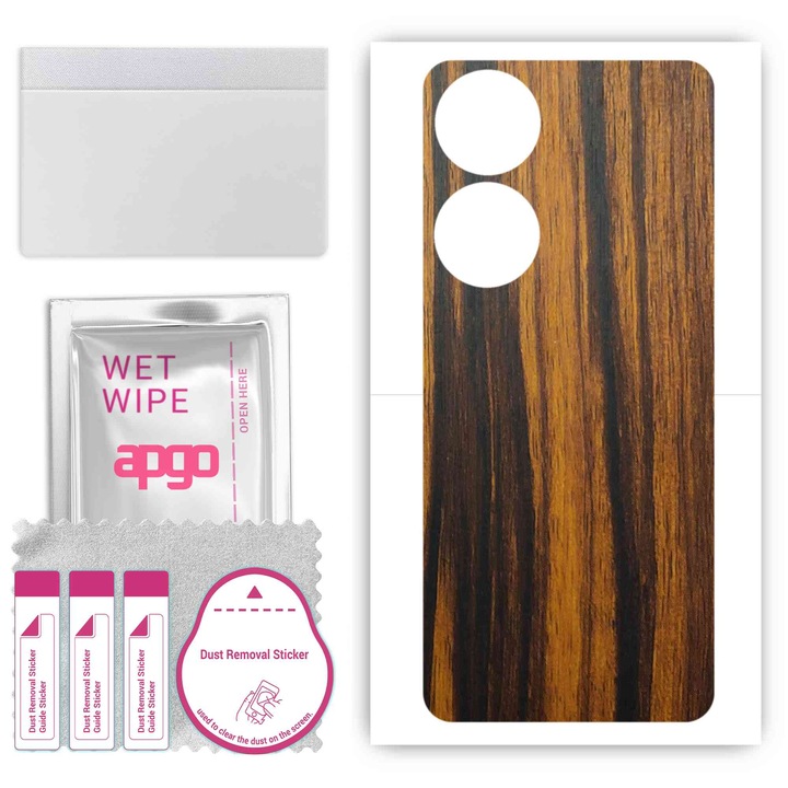 Съвместимо с Tigerwood Vivo T2 5G устойчиво на надраскване задно винилово фолио