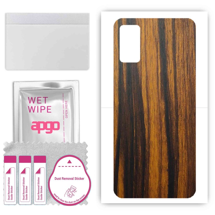 Съвместим с Tigerwood ZTE Blade A71 устойчив на надраскване заден винилов филм