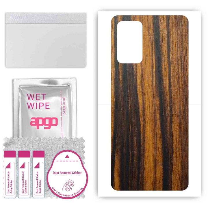 Фолио за гърба на телефона, Съвместимо с Tigerwood ZTE Blade a72, устойчиво на надраскване, Винил