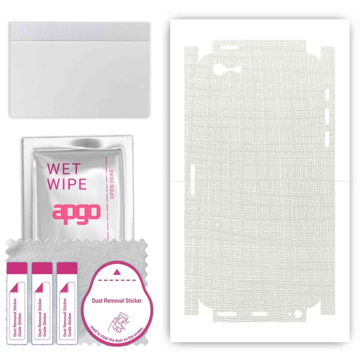 Folie protectie telefon, APGO, Compatiibil cu Apple iPhone 5s, Transparent