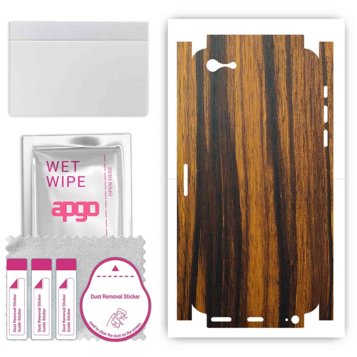 Folie protectie telefon, APGO, Compatibil cu Apple iPhone SE 2016, Maro