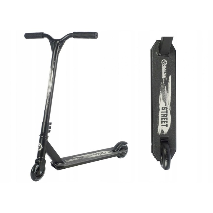 Gyerekroller, Master, Alumínium, 125 mm, Szürke