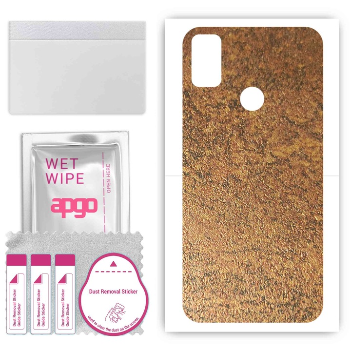 TCL 303 Съвместимо устойчиво на надраскване задно винилово фолио, ръждива мед