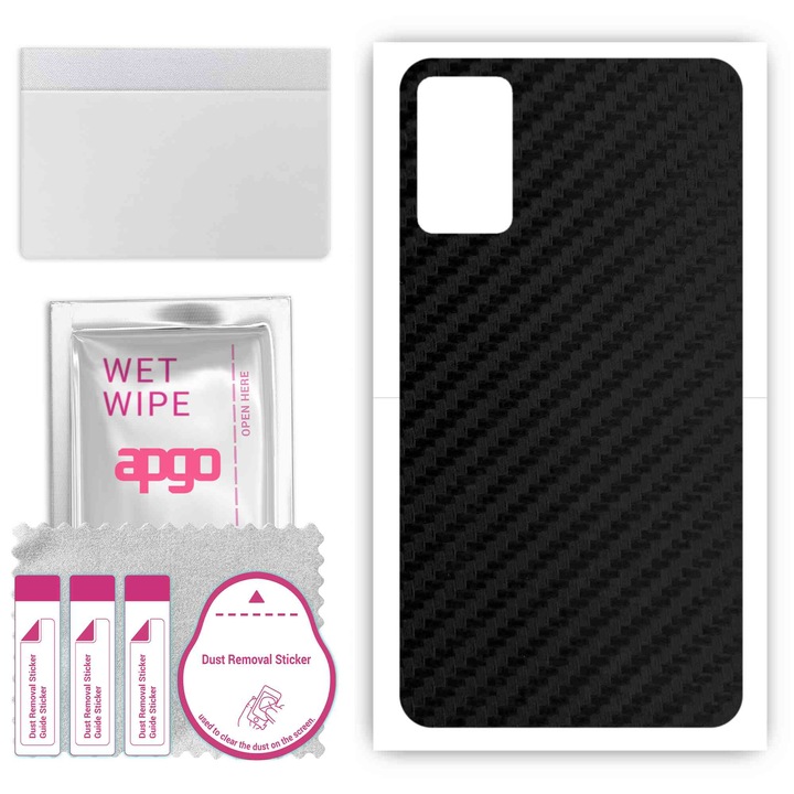 TCL 403 Съвместимо въглеродно черно устойчиво на надраскване задно винилово фолио