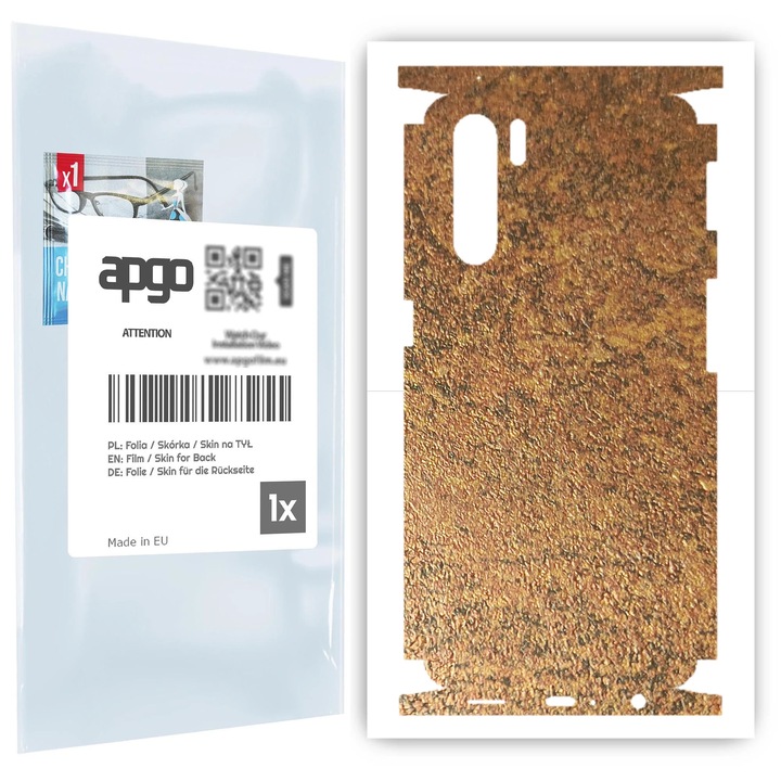 Oppo Reno3 5G съвместим гръб + части винилов филм, устойчив на надраскване, ръждясала мед