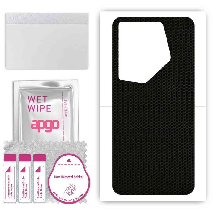 Задно винилово фолио, съвместимо с Tecno Camon 20 Premier 5G устойчива на надраскване матрица