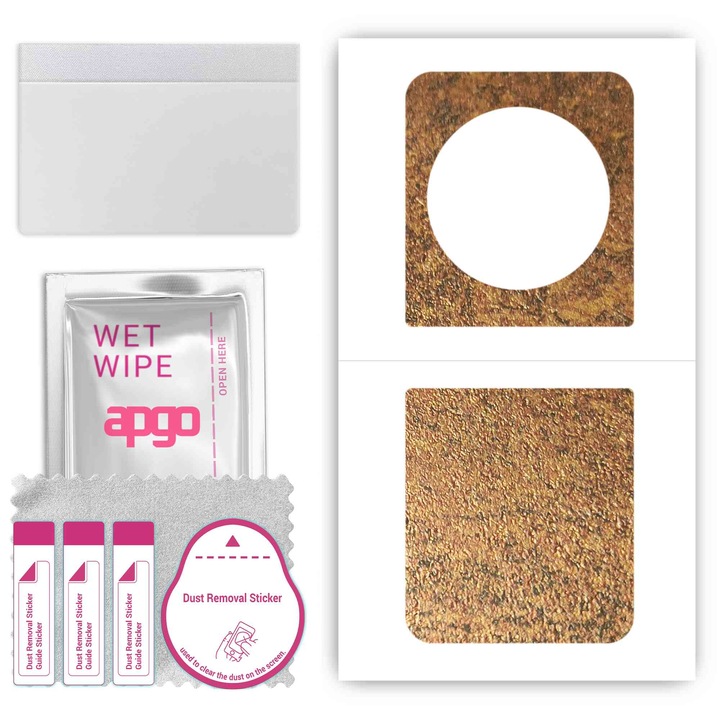 Винилово фолио за гръб, съвместимо с Tecno Phantom V Flip 5G, устойчиво на надраскване Rusty Copper