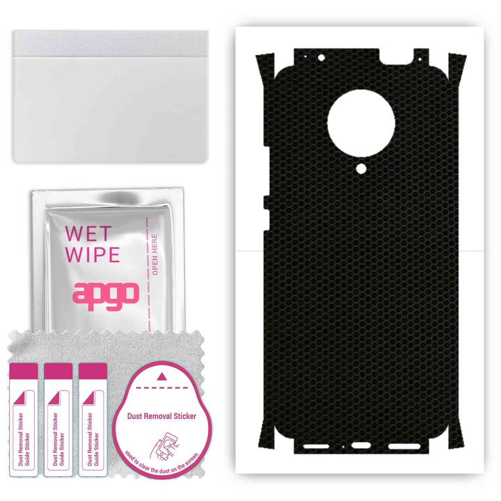 Folie de vinil pentru spate + parti compatibile cu Xiaomi Poco F2 Pro, rezistent la zgarieturi, Matricea