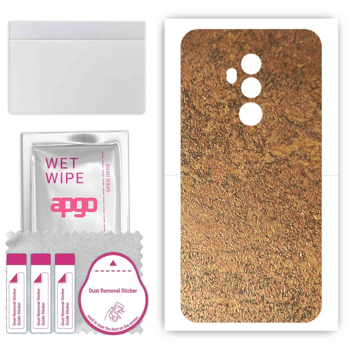 Задно винилово фолио, съвместимо с Umidigi Z2, устойчиво на надраскване, ръждива мед