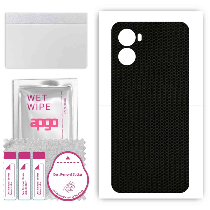 Задно винилово фолио, съвместимо с Umidigi G3 Max, устойчиво на надраскване, матрица