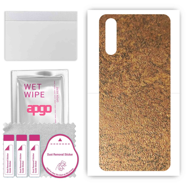 Съвместим с vivo iQOO Neo 855 Racing Anti-Scratch Vinyl Back Film Rusty Copper