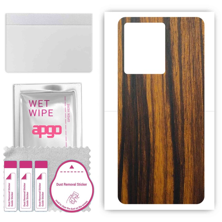 Съвместимо с Tigerwood Vivo IQOO 9T устойчиво на надраскване задно винилово фолио