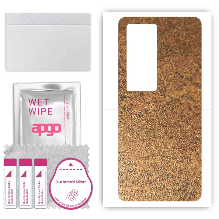 Задно винилово фолио, съвместимо с Vivo IQOO Neo5, устойчиво на надраскване, ръждива мед