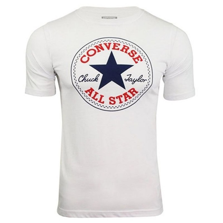 Детска тениска Converse, Памук, Бяла, 90 СМ