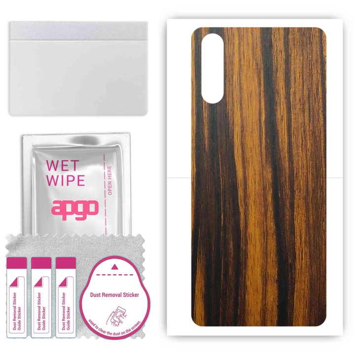 Съвместим с Tigerwood Vivo V17 Neo устойчив на надраскване заден винилов филм