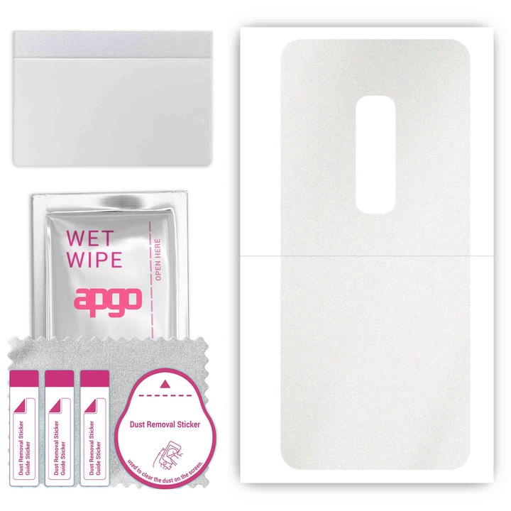 Задно винилово фолио, съвместимо с vivo V17 Pro, устойчиво на надраскване, прозрачно матово